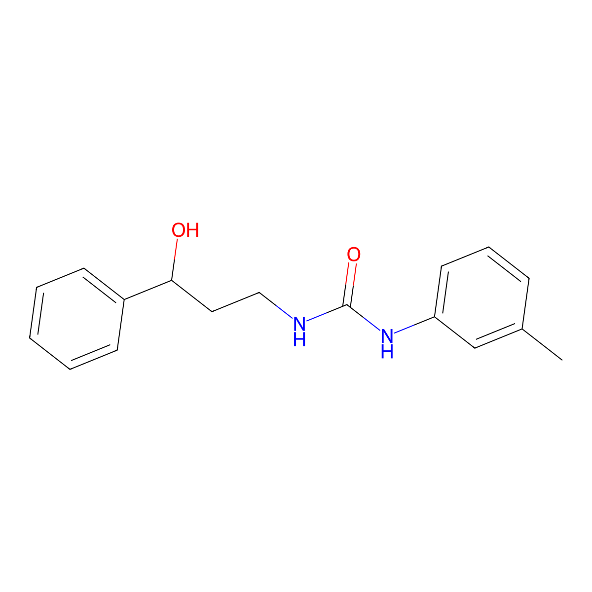 1-(3-Hydroxy-3-phenylpropyl)-3-(m-tolyl)urea molecular structure, CAS 1396747-43-5