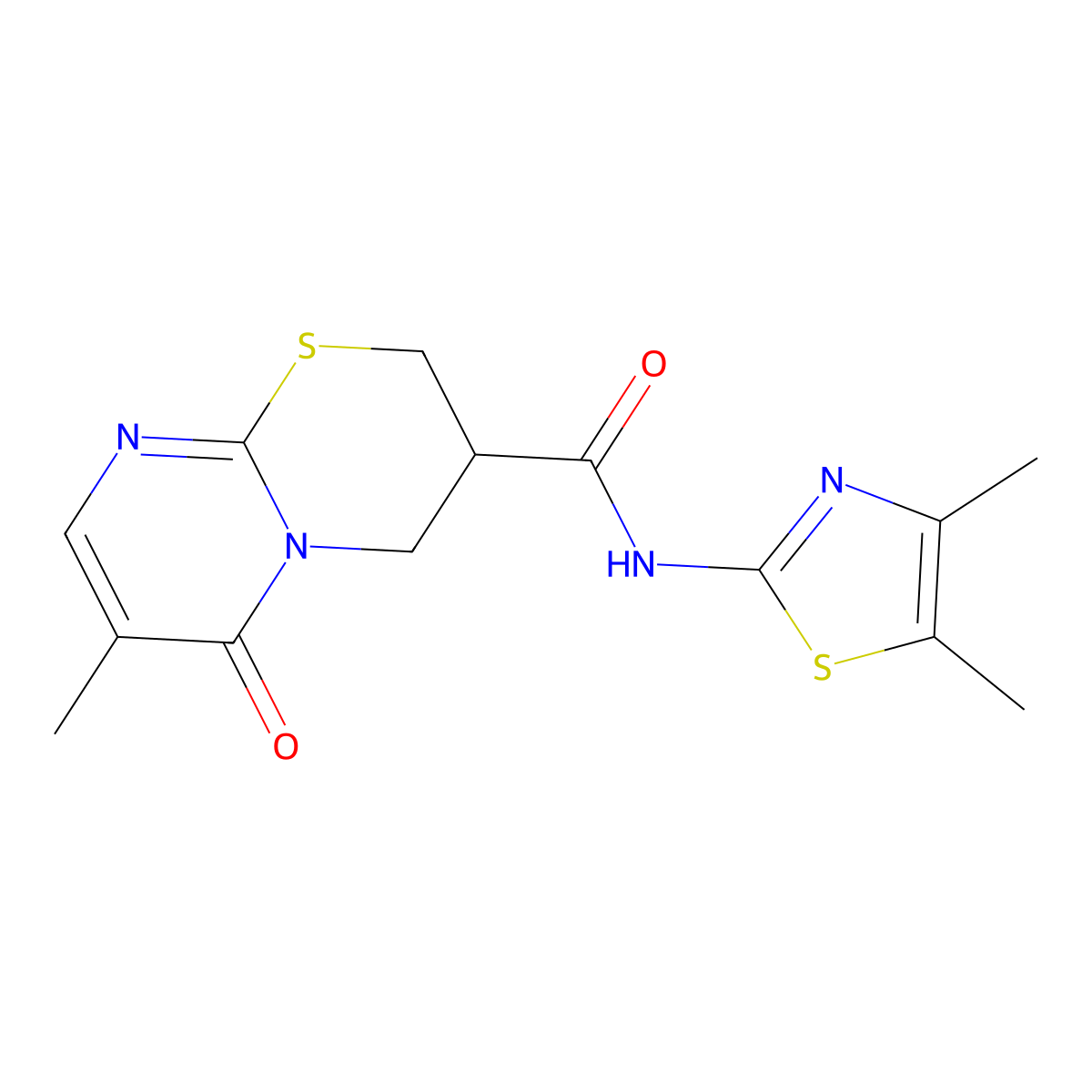 N-(4,5-dimethyl-1,3-thiazol-2-yl)-7-methyl-6-oxo-2H,3H,4H,6H-pyrimido[2,1-b][1,3]thiazine-3-carboxamide molecular structure, CAS 1396747-77-5