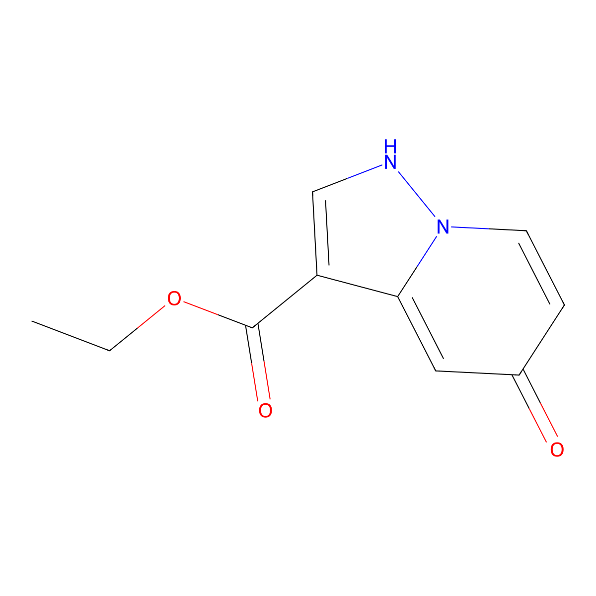 Ethyl 5-hydroxypyrazolo[1,5-a]pyridine-3-carboxylate molecular structure, CAS 1396762-13-2