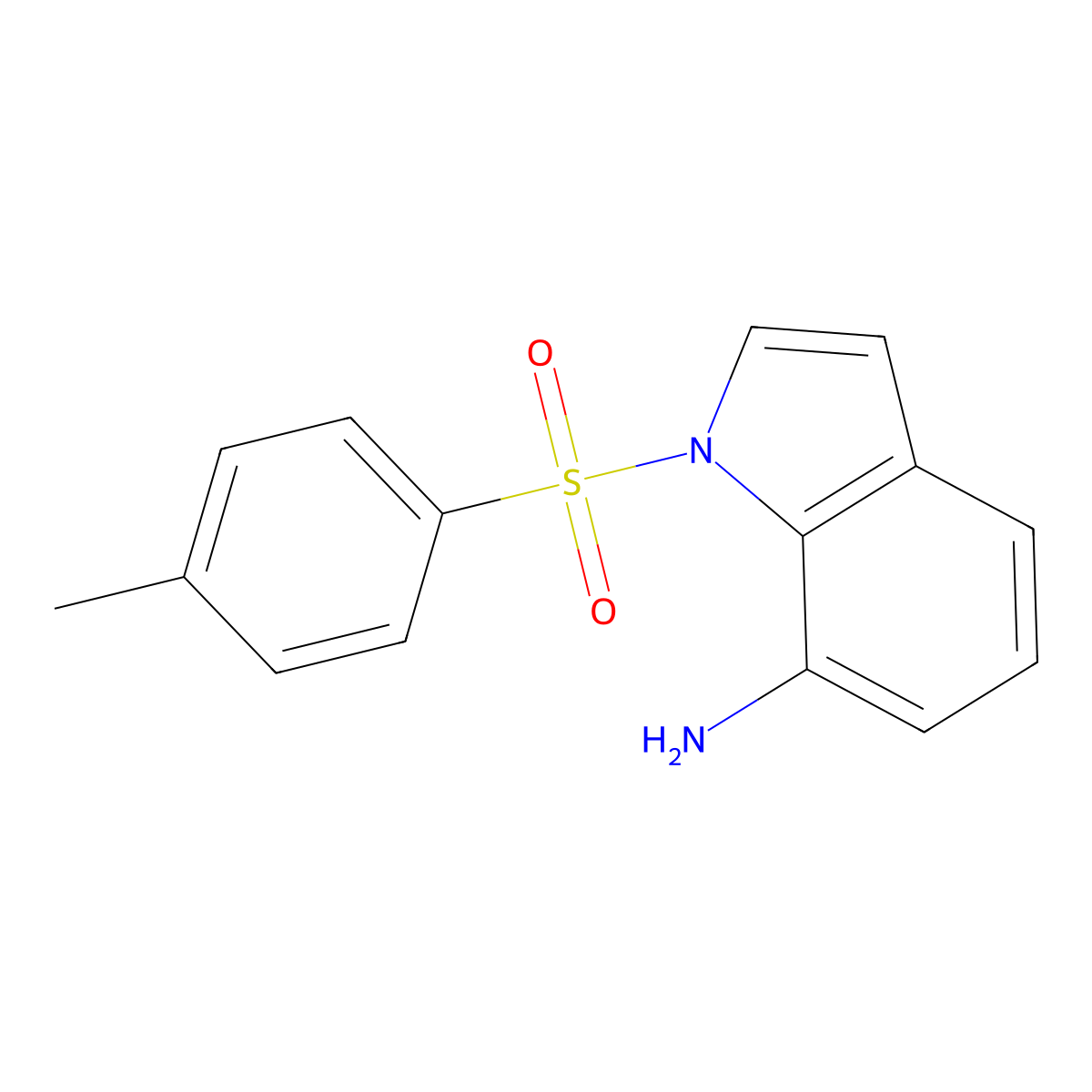 1-Tosyl-1H-indol-7-amine molecular structure, CAS 1396762-15-4