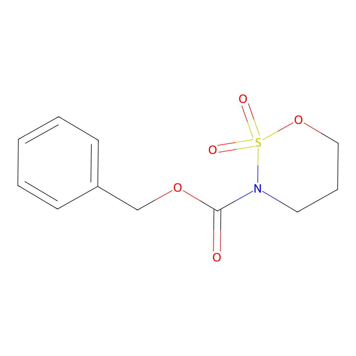 N-Cbz-1,2,3-oxathiazinane 2,2-dioxide molecular structure, CAS 1396762-51-8