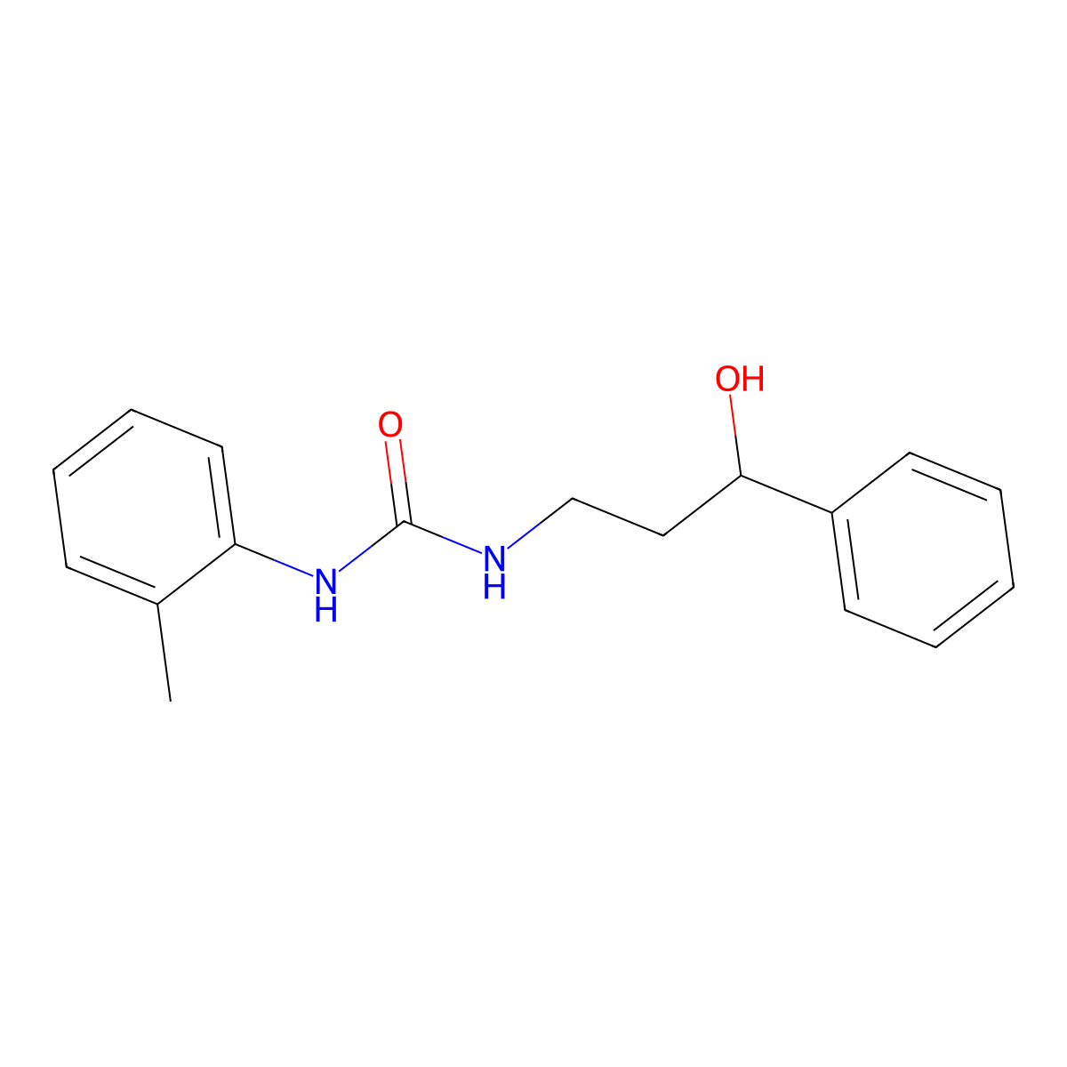 1-(3-Hydroxy-3-phenylpropyl)-3-(o-tolyl)urea molecular structure, CAS 1396787-03-3