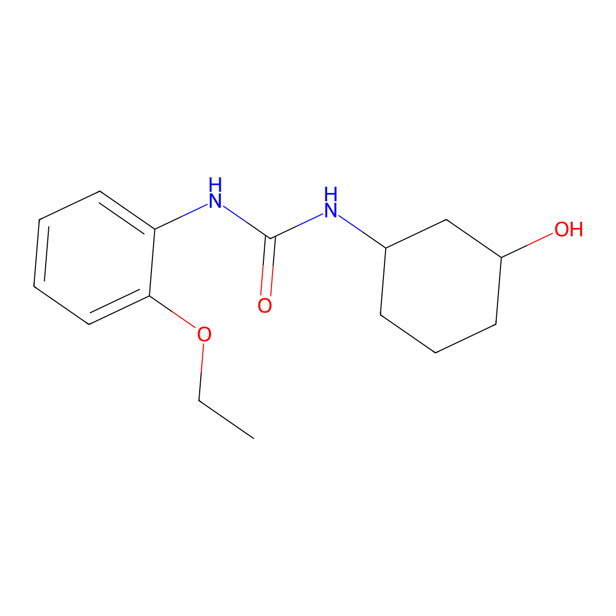 1-(2-Ethoxyphenyl)-3-(3-hydroxycyclohexyl)urea molecular structure, CAS 1396793-98-8