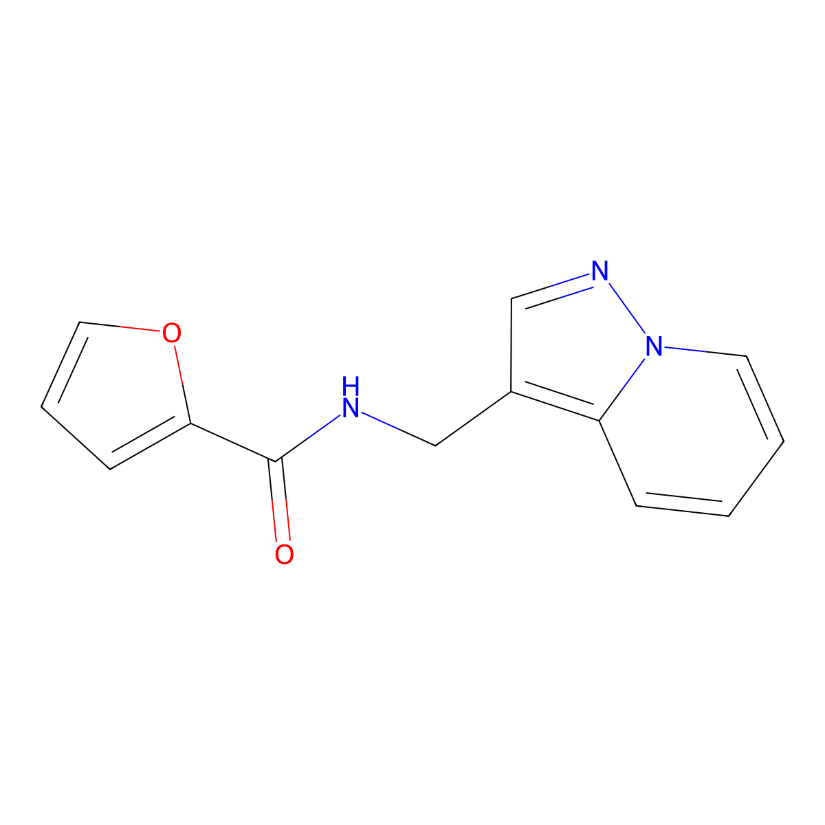 N-(pyrazolo[1,5-a]pyridin-3-ylmethyl)furan-2-carboxamide molecular structure, CAS 1396802-84-8