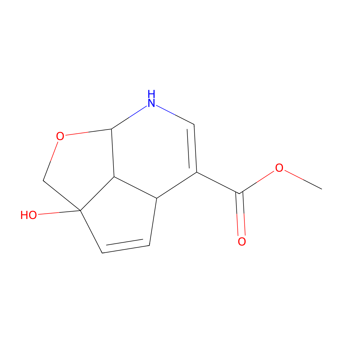 Gardenine molecular structure, CAS 139682-36-3