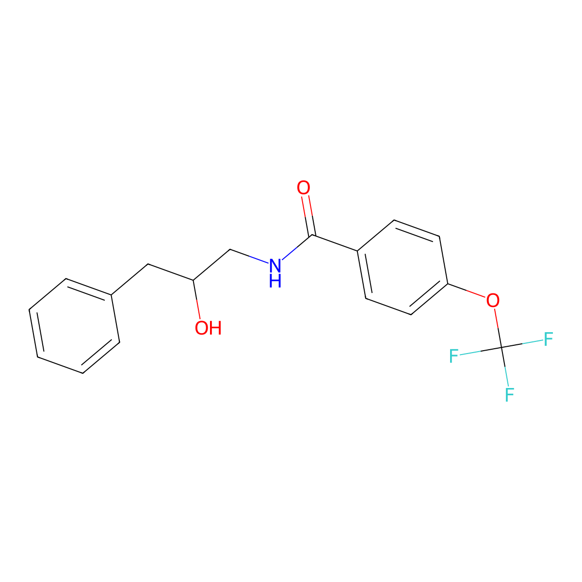 N-(2-hydroxy-3-phenylpropyl)-4-(trifluoromethoxy)benzamide molecular structure, CAS 1396848-35-3