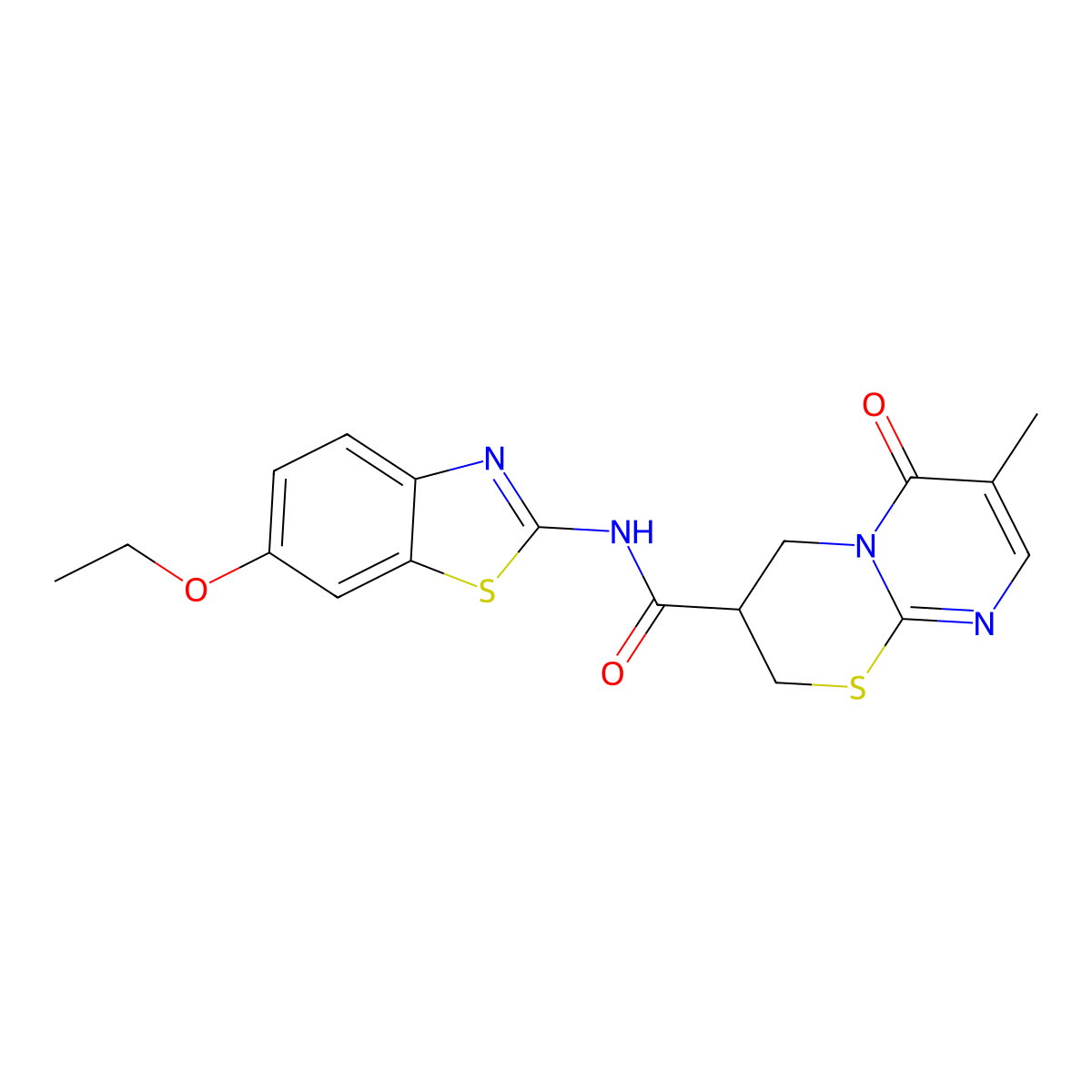 N-(6-ethoxybenzo[d]thiazol-2-yl)-7-methyl-6-oxo-2,3,4,6-tetrahydropyrimido[2,1-b][1,3]thiazine-3-carboxamide molecular structure, CAS 1396861-91-8