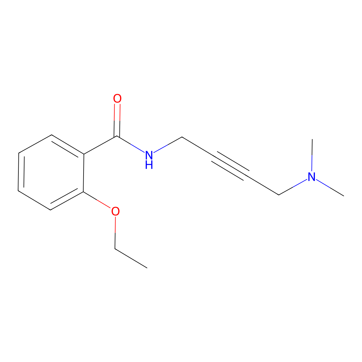 N-[4-(dimethylamino)but-2-yn-1-yl]-2-ethoxybenzamide molecular structure, CAS 1396865-70-5