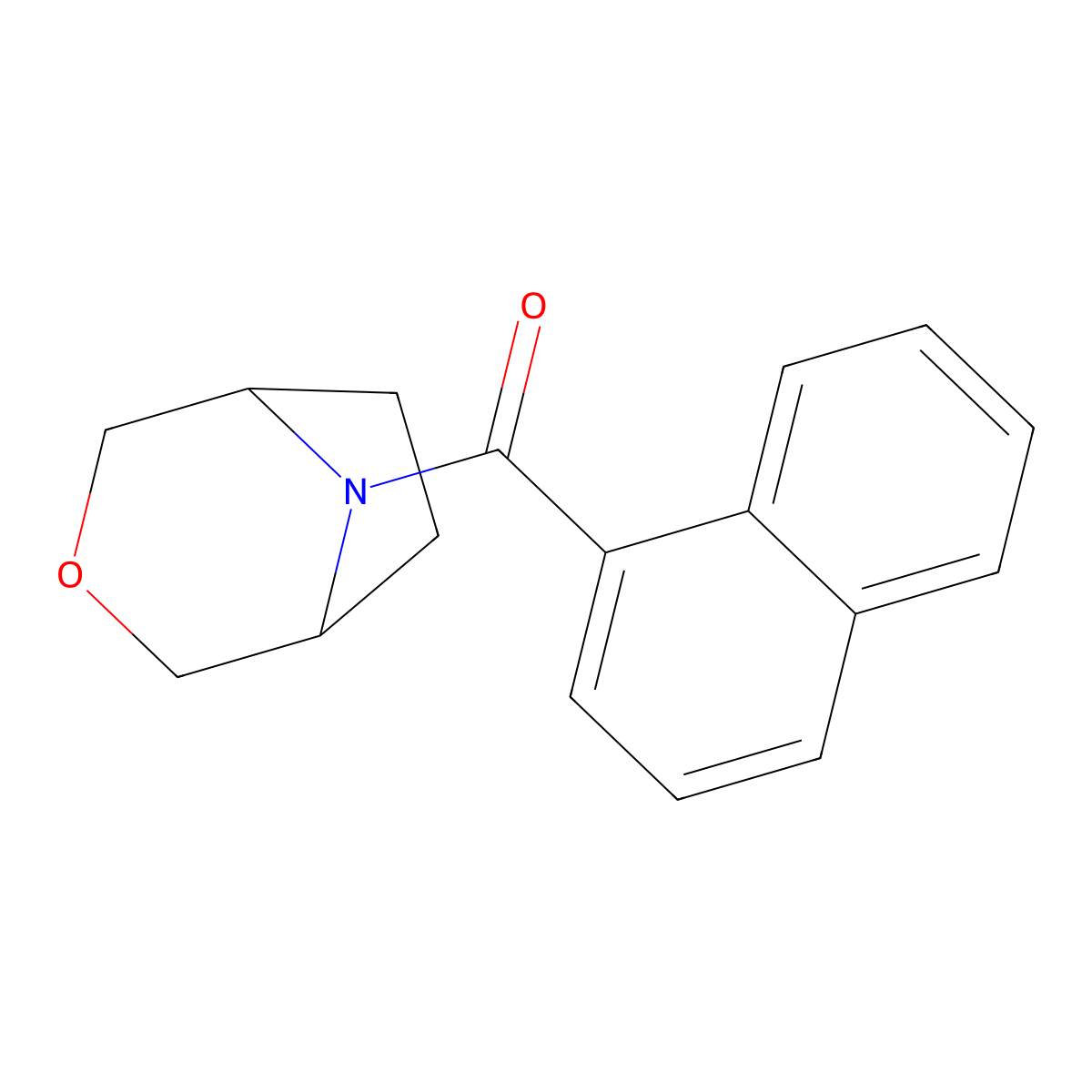 (1R,5S)-3-oxa-8-azabicyclo[3.2.1]octan-8-yl(naphthalen-1-yl)methanone molecular structure, CAS 1396868-74-8