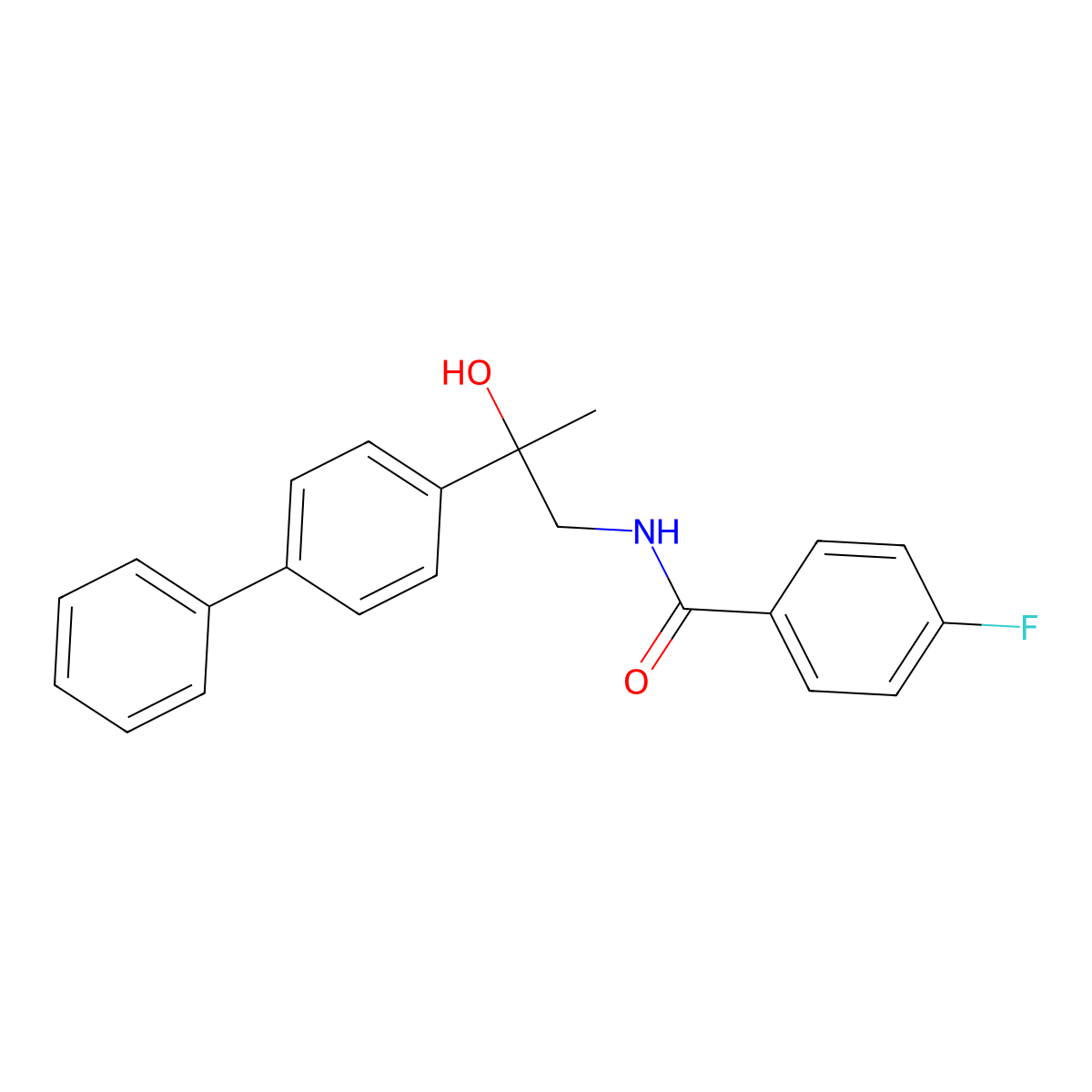 N-(2-{[1,1'-biphenyl]-4-yl}-2-hydroxypropyl)-4-fluorobenzamide molecular structure, CAS 1396883-73-0