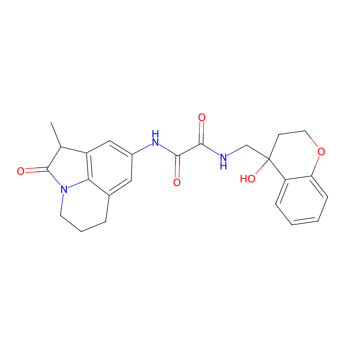 N1-((4-hydroxychroman-4-yl)methyl)-N2-(1-methyl-2-oxo-2,4,5,6-tetrahydro-1H-pyrrolo[3,2,1-ij]quinolin-8-yl)oxalamide molecular structure, CAS 1396887-98-1