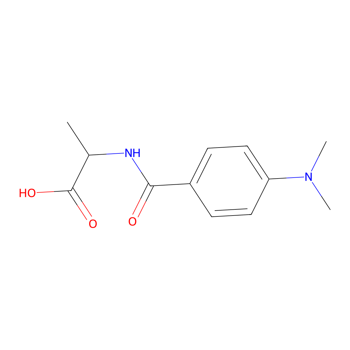 2-{[4-(Dimethylamino)phenyl]formamido}propanoic acid molecular structure, CAS 1396965-20-0