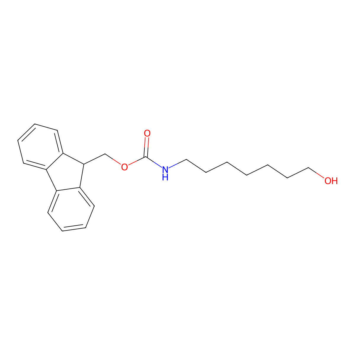Fmoc-Ahp(7)-ol molecular structure, CAS 1396968-44-7