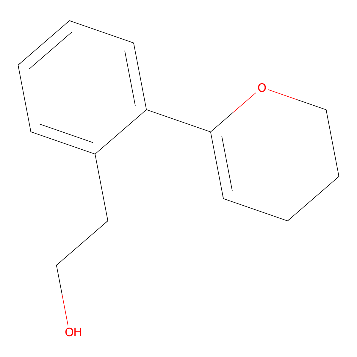 Benzeneethanol,2-(3,4-dihydro-2h-pyran-6-yl)- molecular structure, CAS 139697-90-8