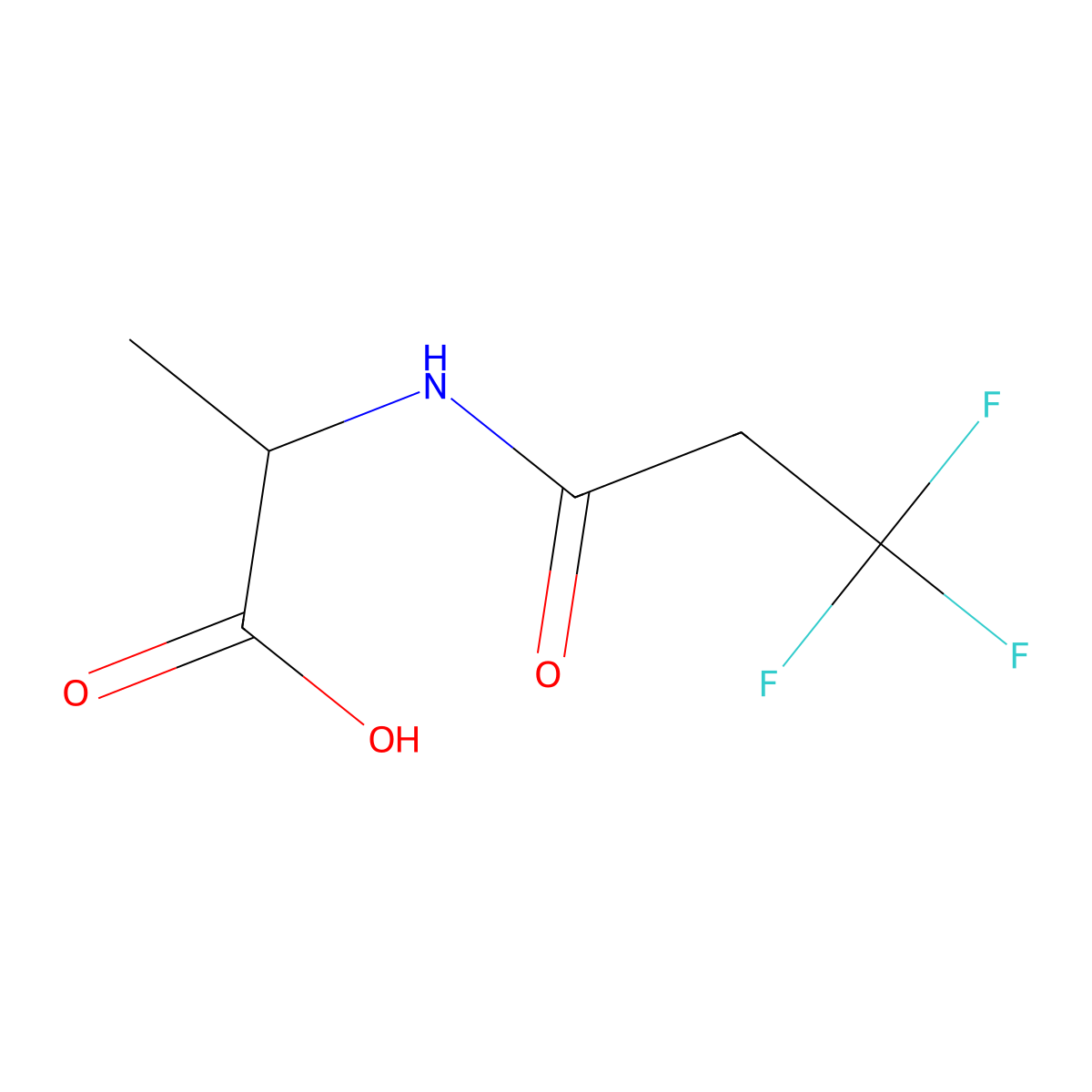 2-(3,3,3-Trifluoropropanamido)propanoic acid molecular structure, CAS 1396996-17-0