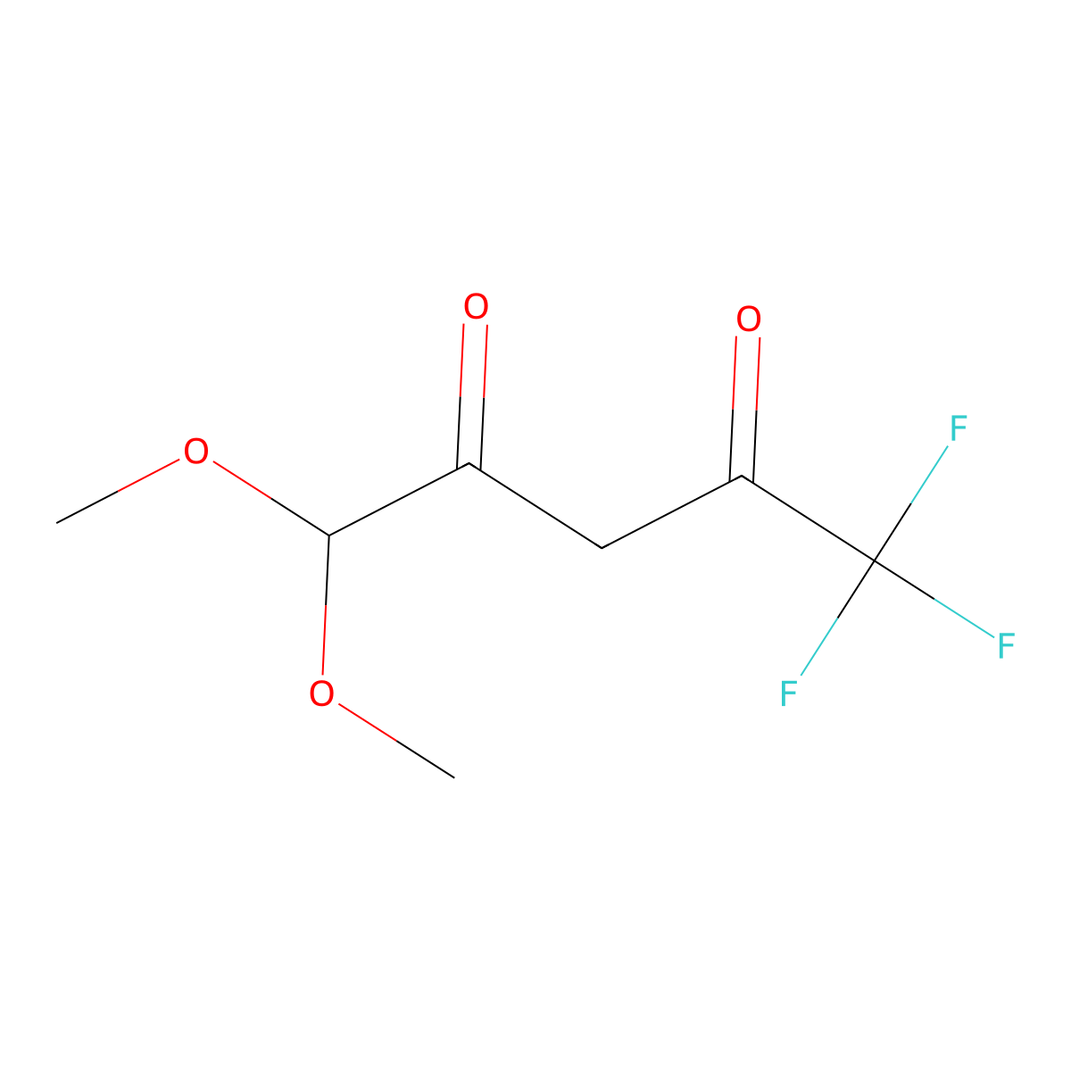 1,1,1-Trifluoro-5,5-dimethoxypentane-2,4-dione molecular structure, CAS 1397179-68-8