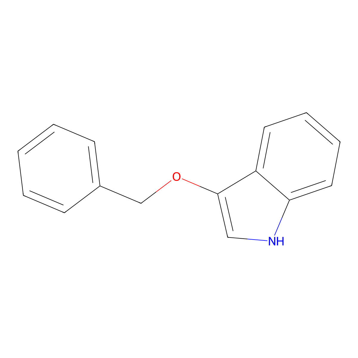 3-(Benzyloxy)-1H-indole molecular structure, CAS 1397187-05-1