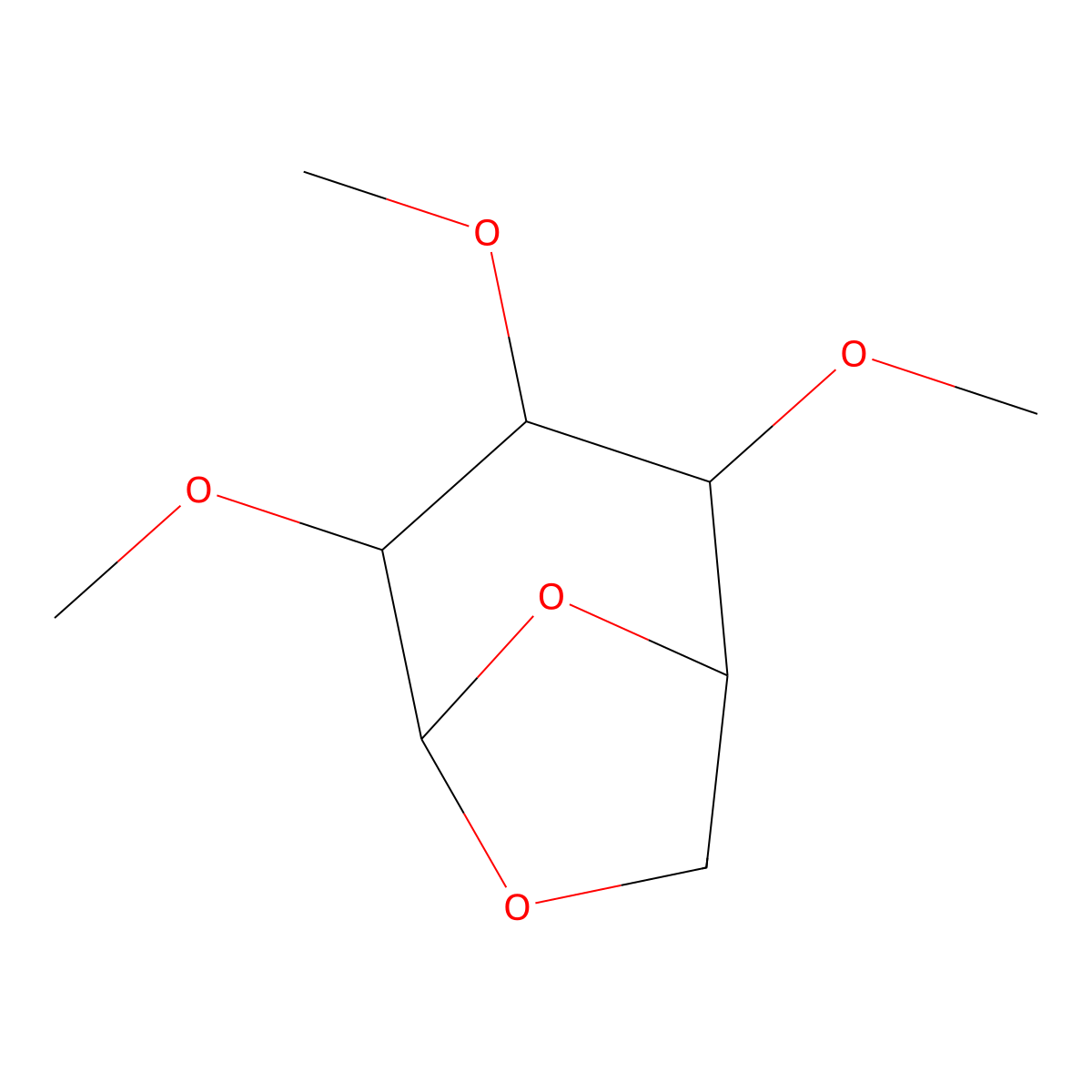 2,3,4-Trimethoxy-6,8-dioxabicyclo[3.2.1]octane molecular structure, CAS 1397195-39-9