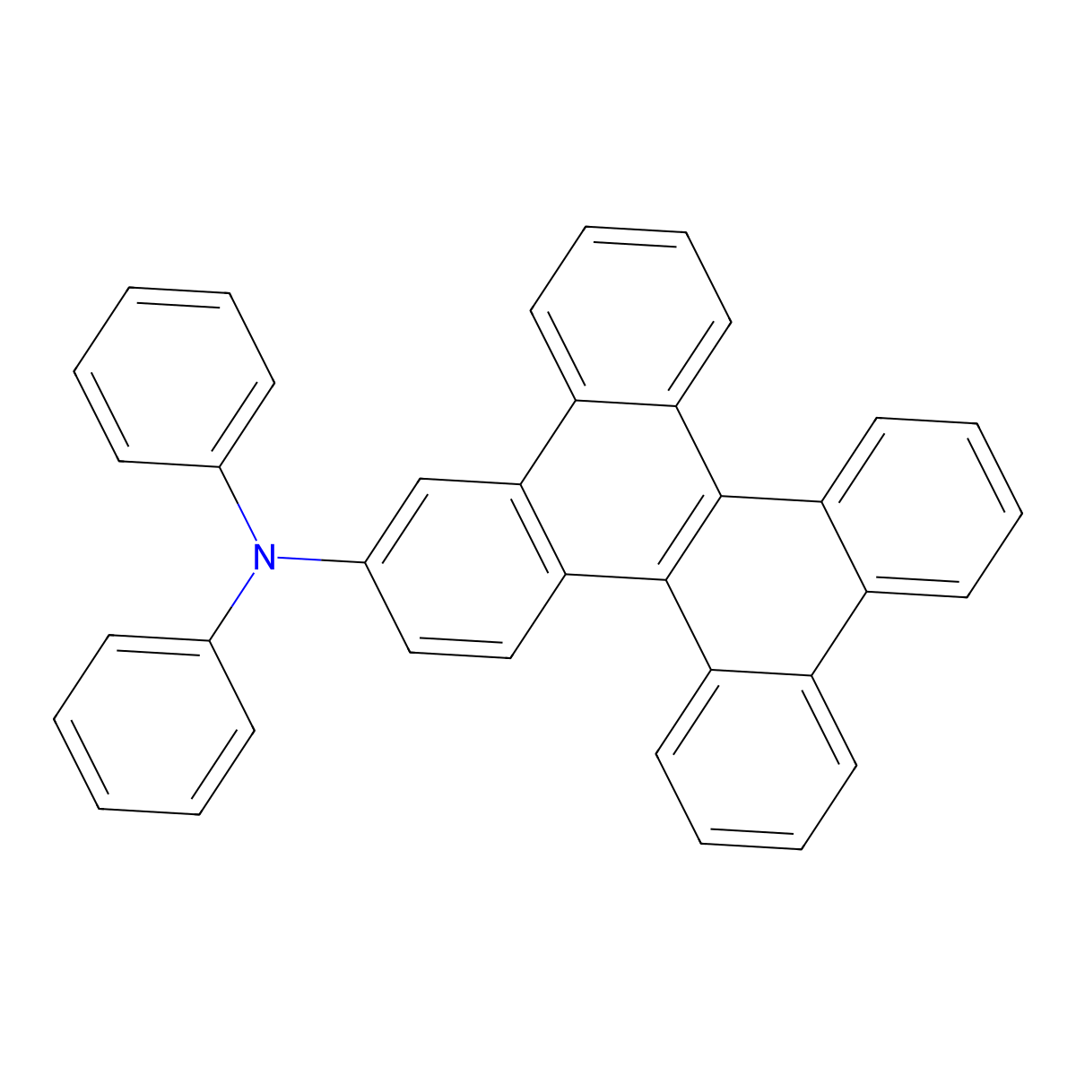 3-(Diphenylamino)dibenzo[g,p]chrysene molecular structure, CAS 1397202-77-5