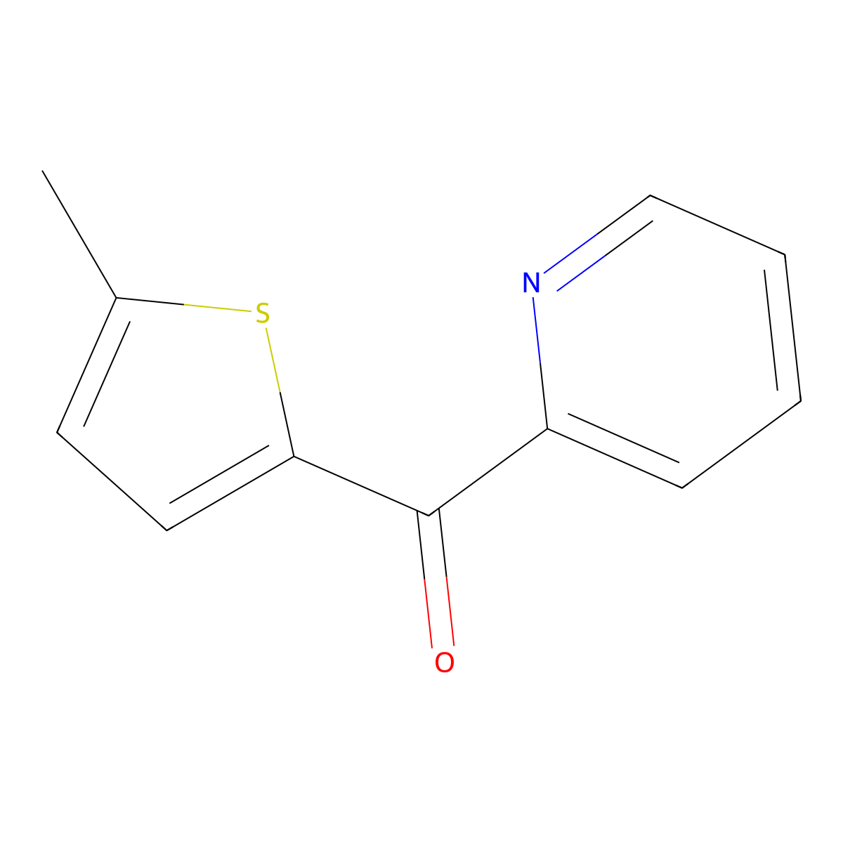 (5-Methylthiophen-2-YL)(pyridin-2-YL)methanone molecular structure, CAS 1397235-54-9