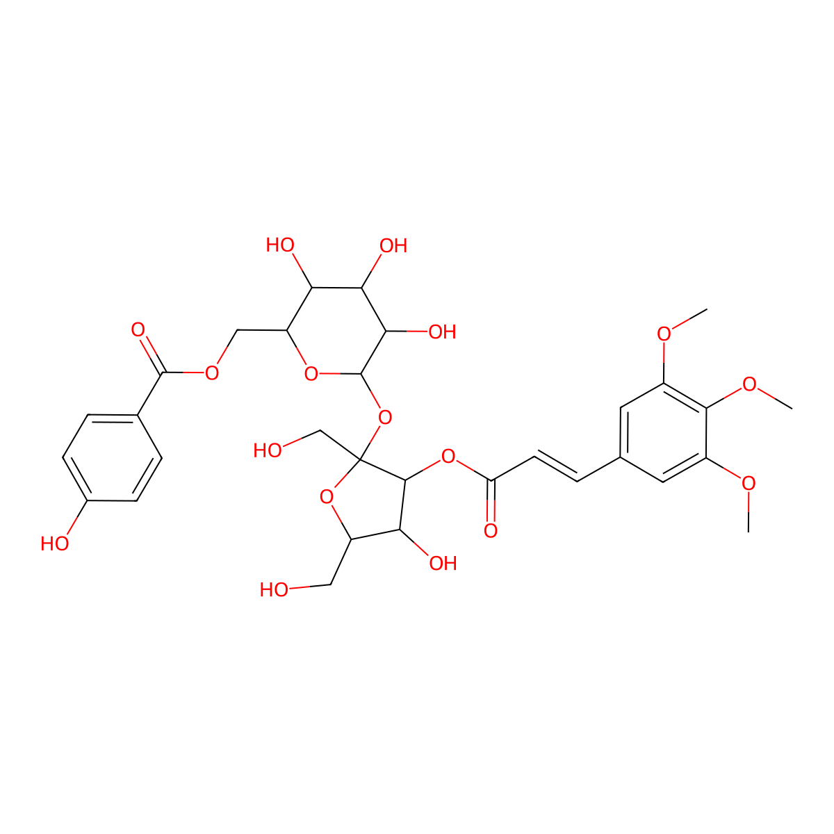 Tenuifoliside A molecular structure, CAS 139726-35-5