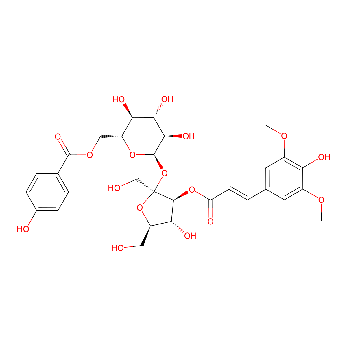 Tenuifoliside B molecular structure, CAS 139726-36-6