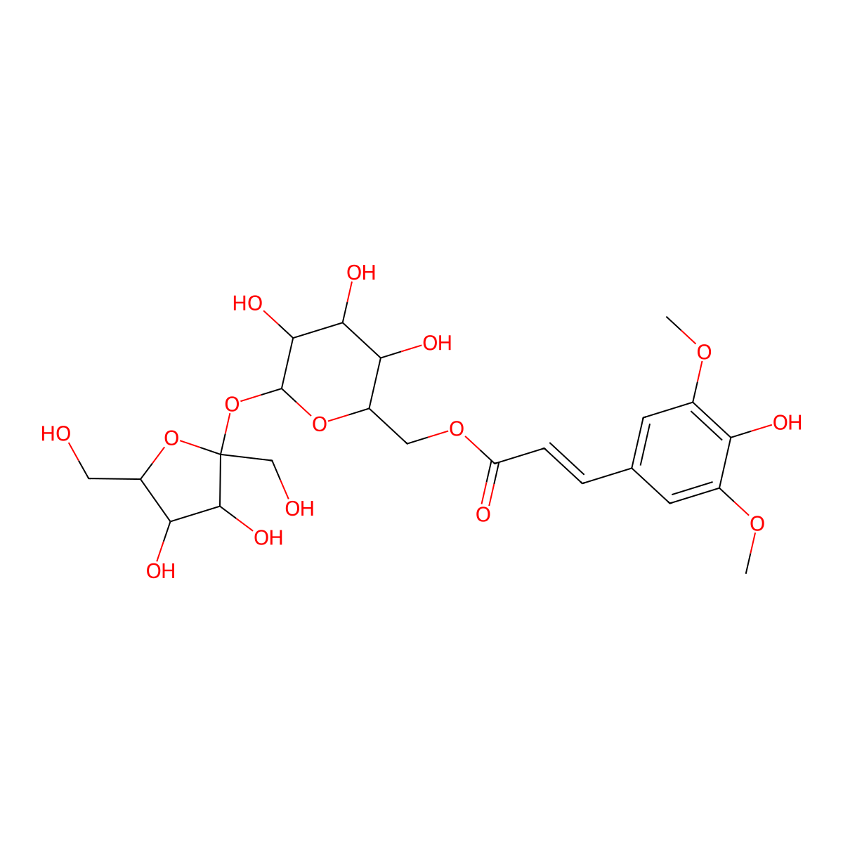 Sibiricose A1 molecular structure, CAS 139726-40-2