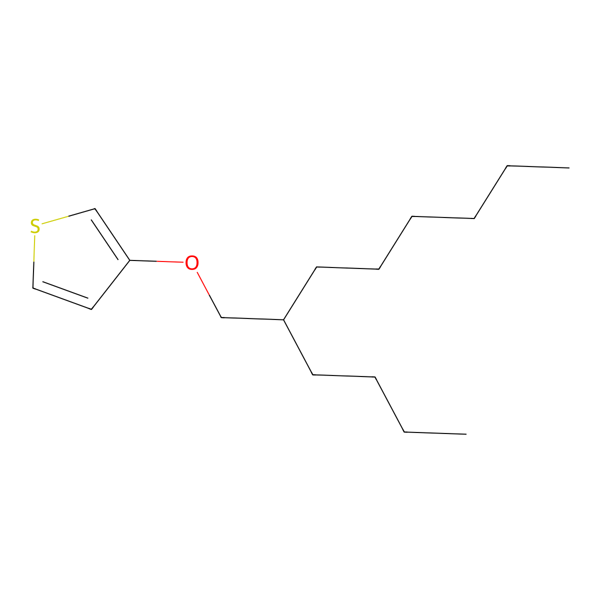 3-((2-Butyloctyl)oxy)thiophene molecular structure, CAS 1397285-23-2
