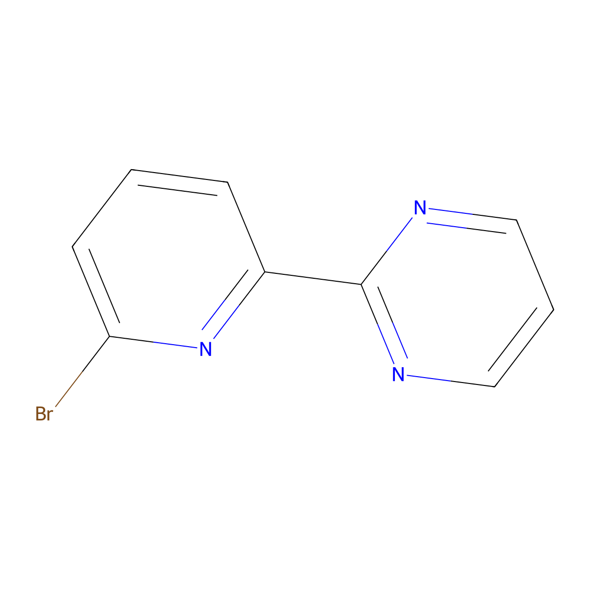 2-(6-Bromopyridin-2-yl)pyrimidine molecular structure, CAS 139755-56-9