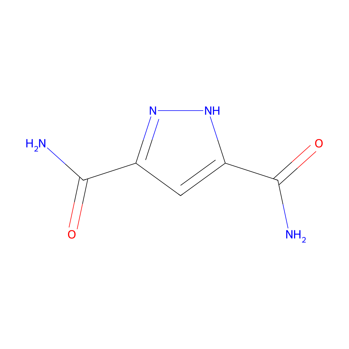 1H-pyrazole-3,5-dicarboxamide molecular structure, CAS 1397683-79-2