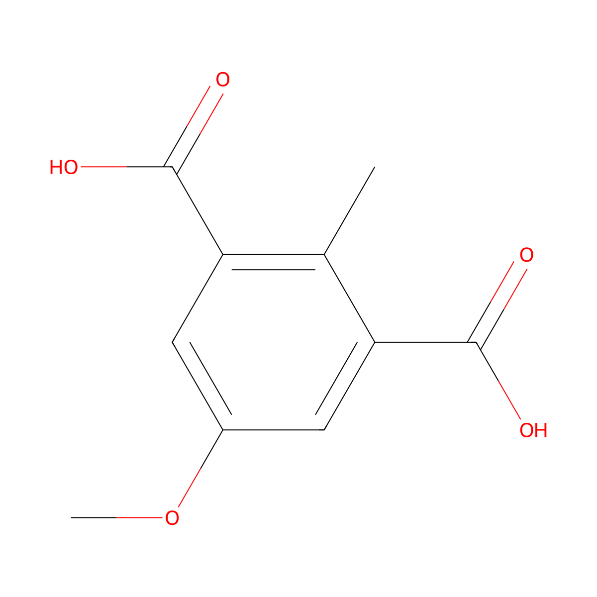 5-Methoxy-2-methyl-isophthalic acid molecular structure, CAS 13979-73-2