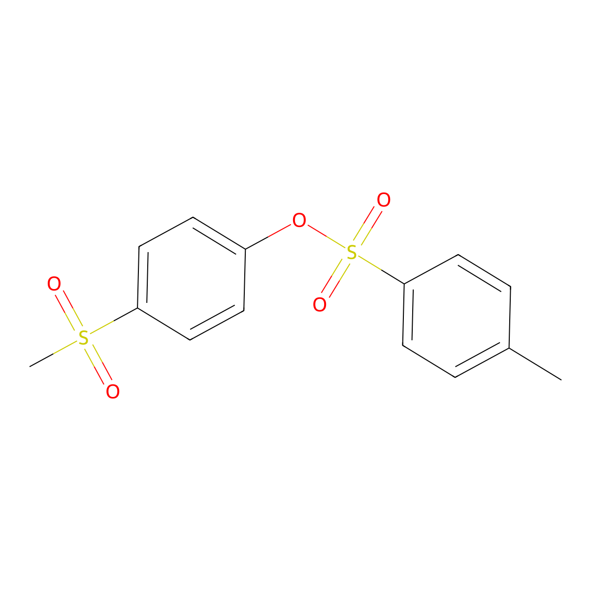 4-Methanesulfonylphenyl 4-methylbenzene-1-sulfonate molecular structure, CAS 1397964-23-6