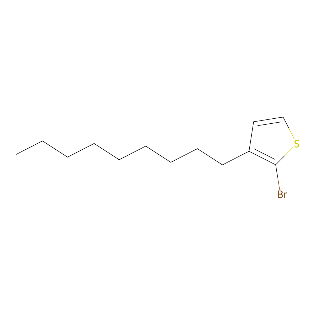 2-Bromo-3-nonylthiophene molecular structure, CAS 1398044-31-9