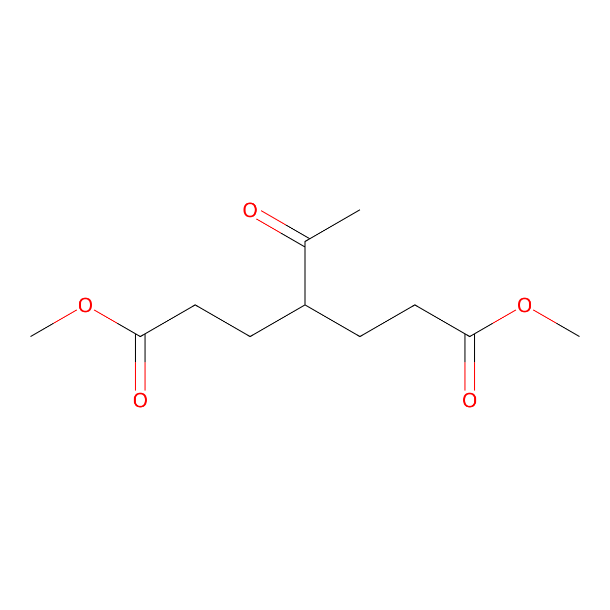 Heptanedioic acid, 4-acetyl-, 1,7-dimethyl ester molecular structure, CAS 13984-54-8