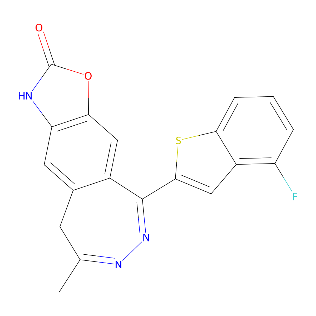 Afizagabar molecular structure, CAS 1398496-82-6