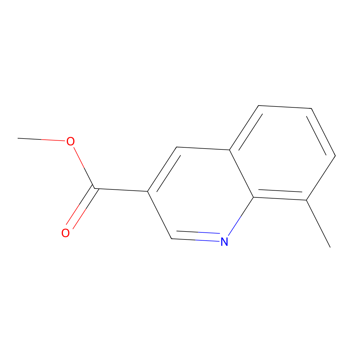 Methyl 8-Methylquinoline-3-carboxylate molecular structure, CAS 1398505-07-1