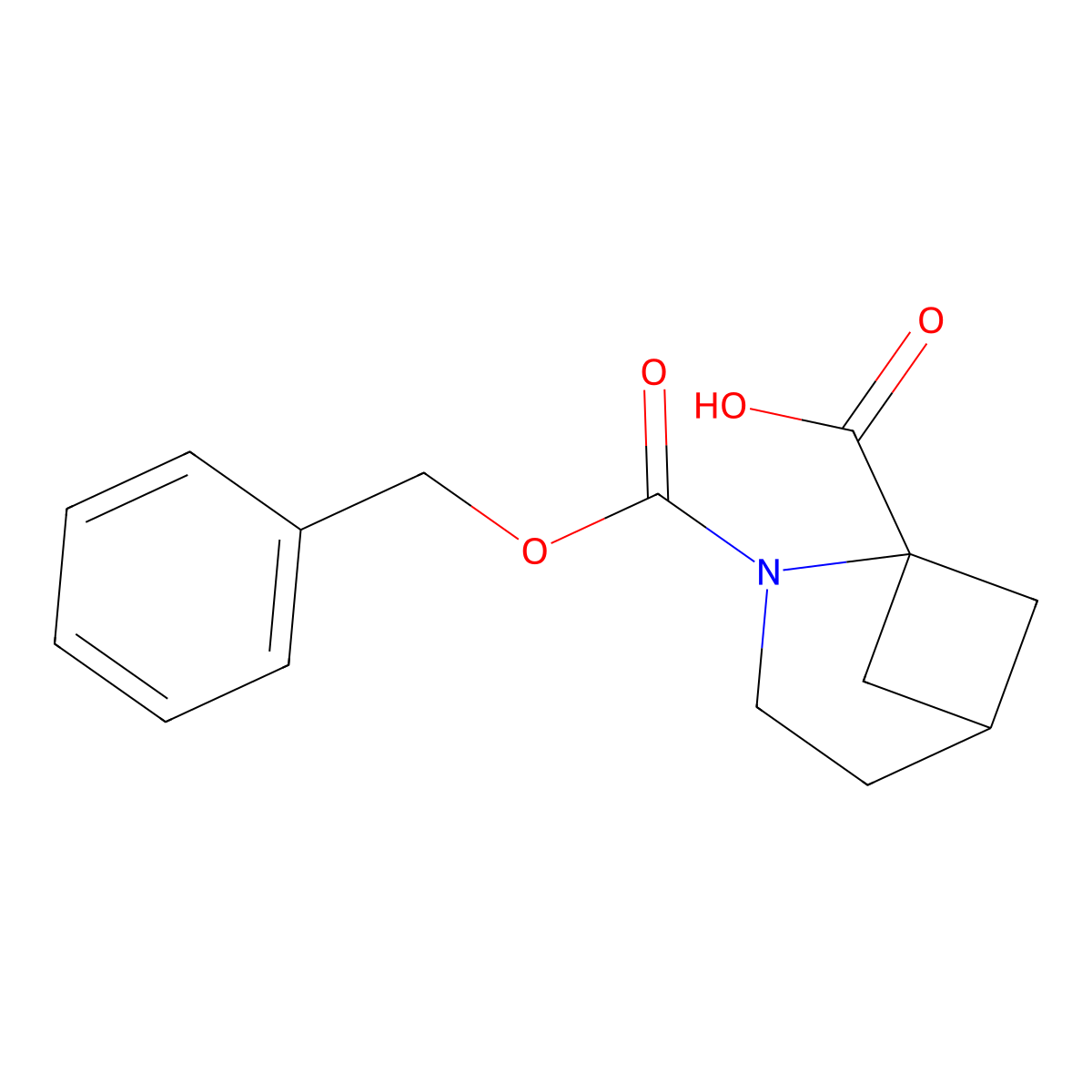 2-[(Benzyloxy)carbonyl]-2-azabicyclo[3.1.1]heptane-1-carboxylic acid molecular structure, CAS 1398510-70-7