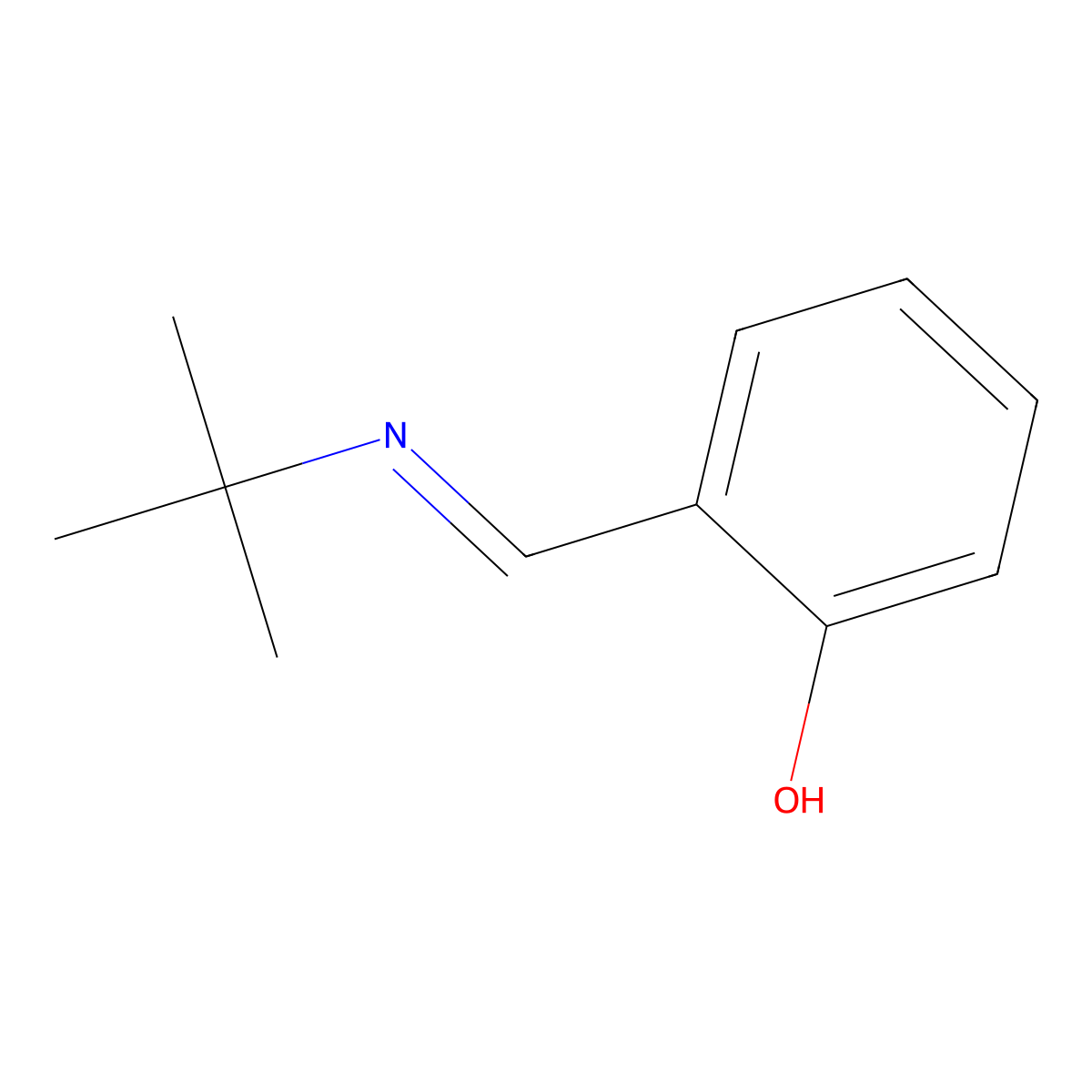 Copper, bis[2-[[(1,1-dimethylethyl)imino-kappaN]methyl]phenolato-kappaO]- molecular structure, CAS 13986-34-0
