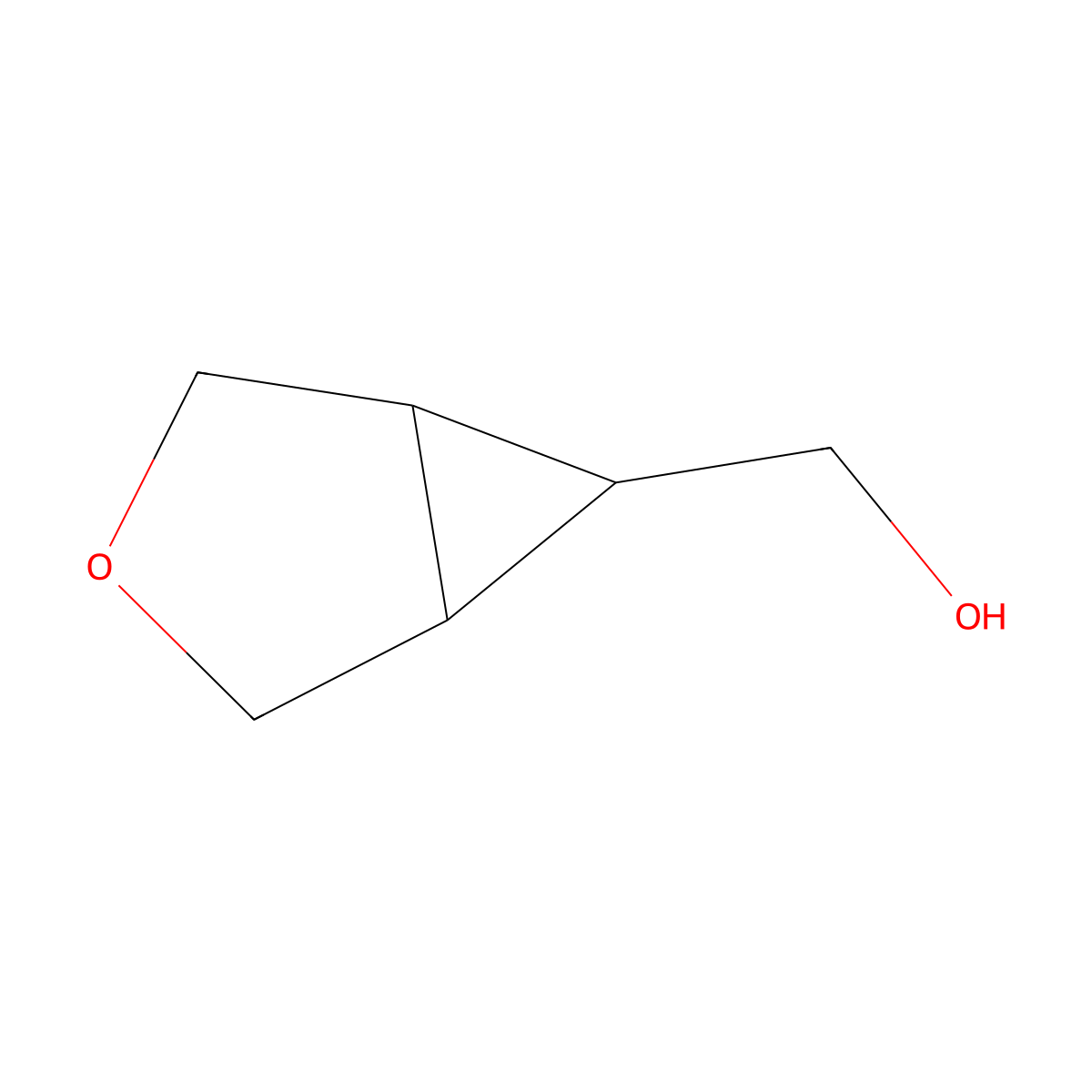 3-Oxabicyclo[3.1.0]hexan-6-ylmethanol molecular structure, CAS 1398833-81-2