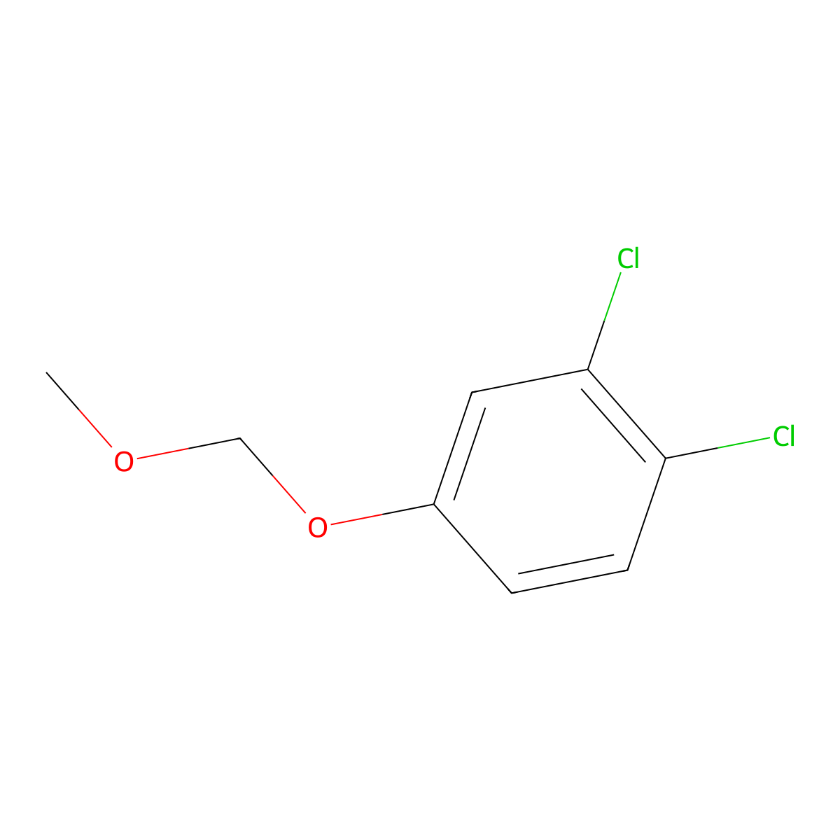 1,2-Dichloro-4-(methoxymethoxy)benzene molecular structure, CAS 139884-18-7