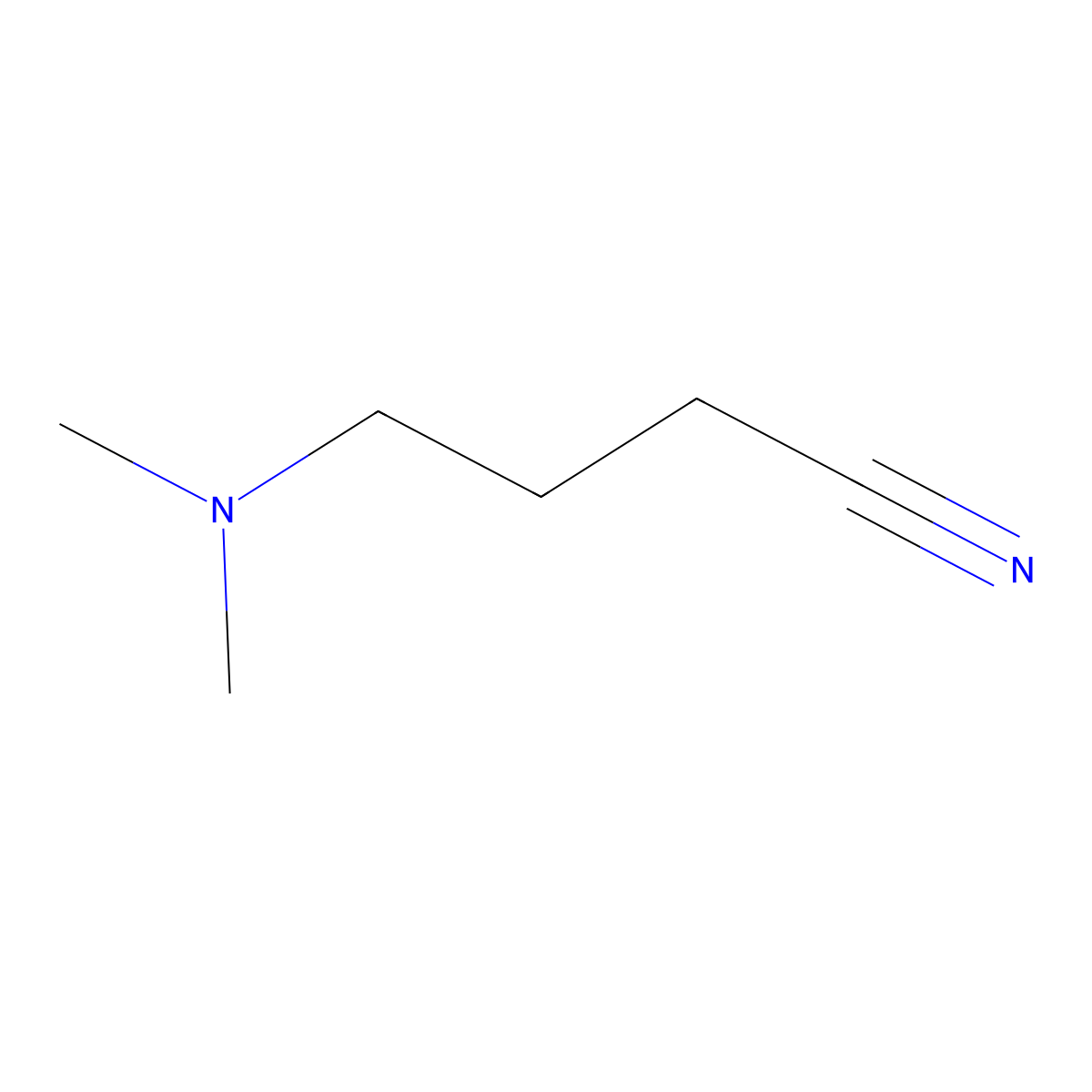 4-(Dimethylamino)butyronitrile molecular structure, CAS 13989-82-7