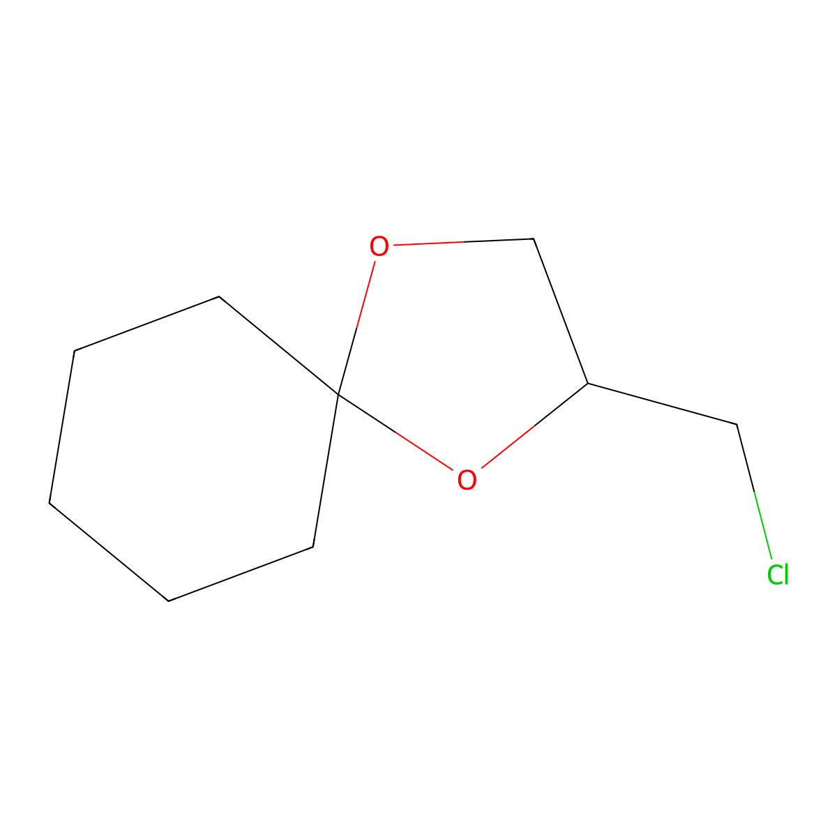 (R)-2-(Chloromethyl)-1,4-dioxaspiro[4.5]decane molecular structure, CAS 139892-53-8