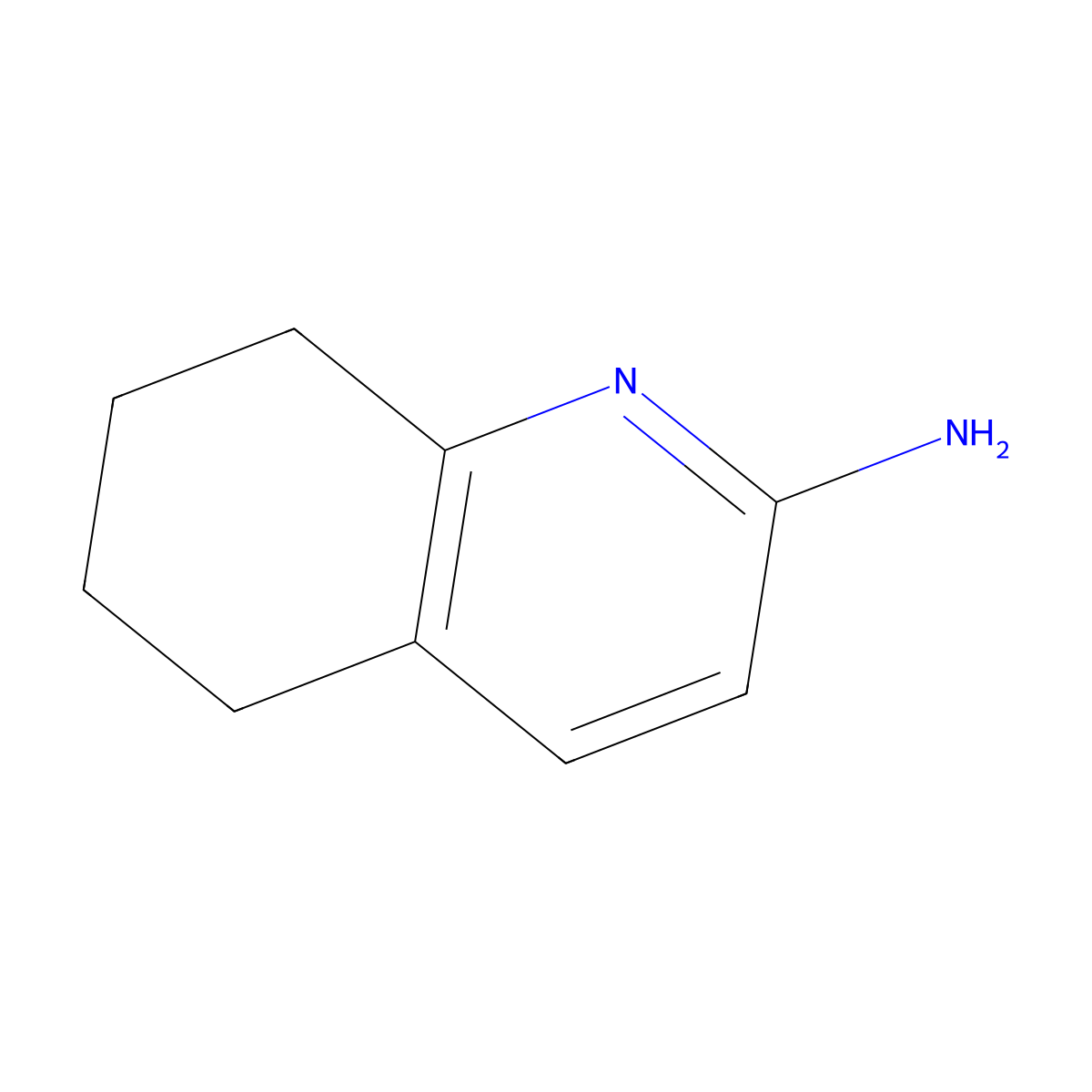 5,6,7,8-Tetrahydroquinolin-2-amine molecular structure, CAS 139908-32-0