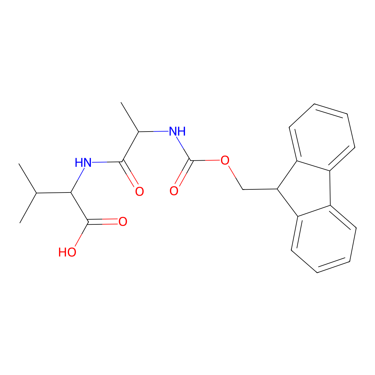 Fmoc-Ala-Val-OH molecular structure, CAS 139928-72-6