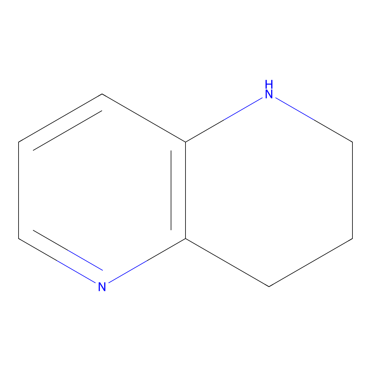 1,2,3,4-Tetrahydro-1,5-naphthyridine molecular structure, CAS 13993-61-8