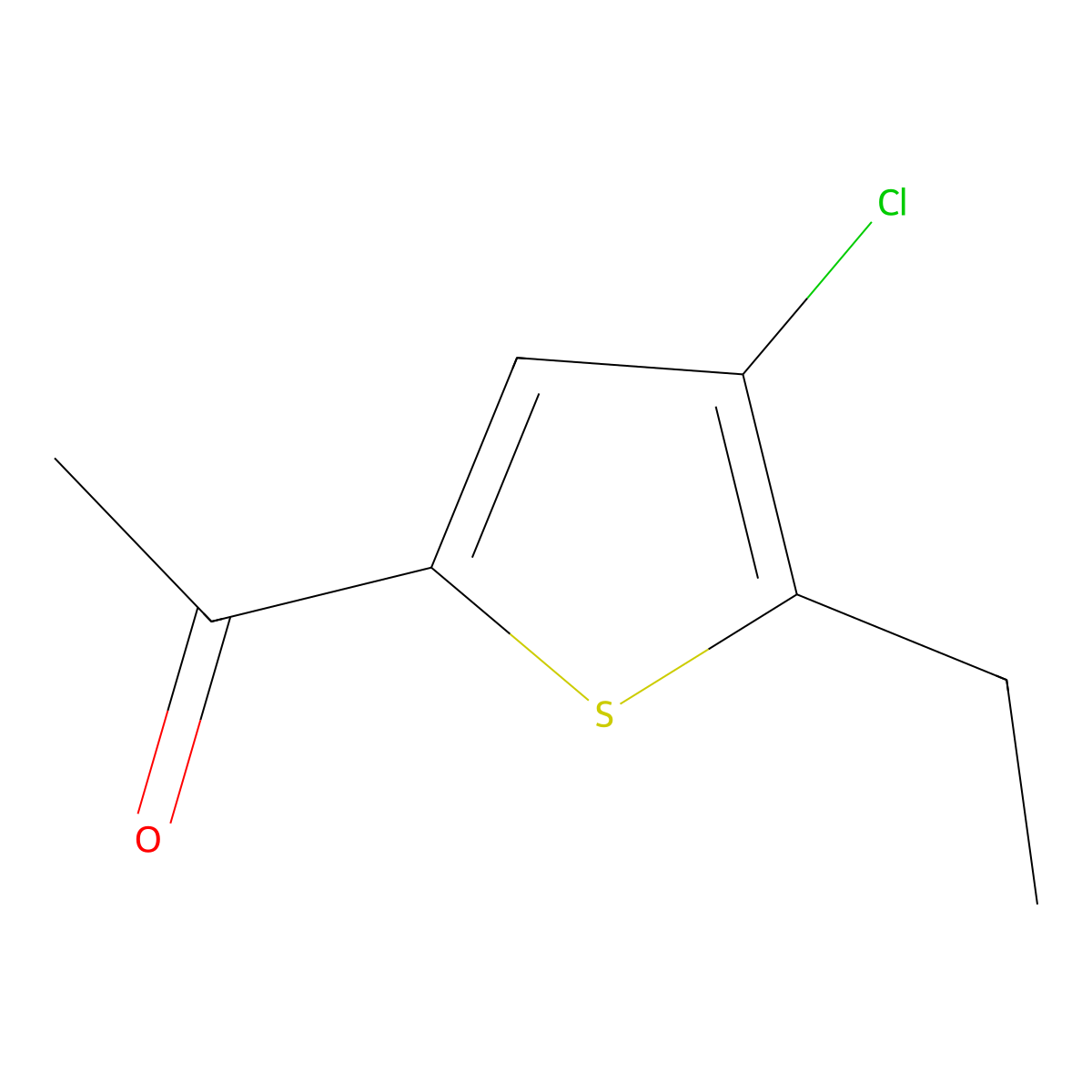 1-(4-Chloro-5-ethylthiophen-2-yl)ethanone molecular structure, CAS 1399661-79-0