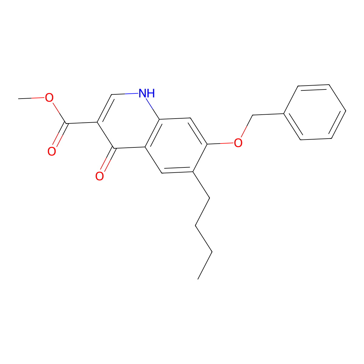 Nequinate molecular structure, CAS 13997-19-8