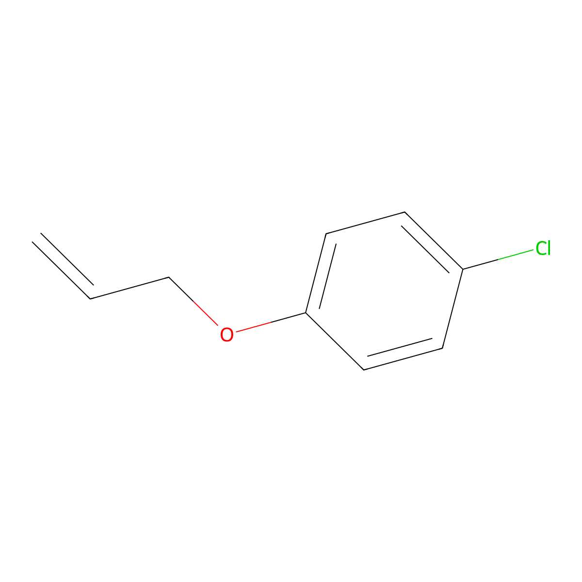 p-Chlorophenyl allyl ether molecular structure, CAS 13997-70-1