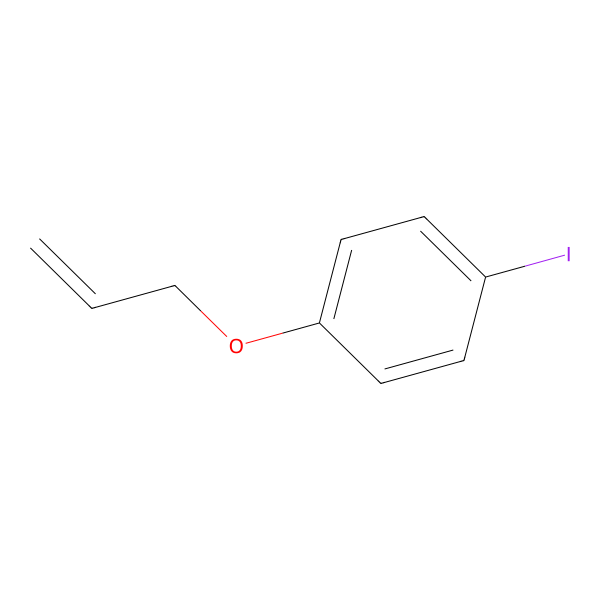 Benzene, 1-iodo-4-(2-propenyloxy)- molecular structure, CAS 13997-71-2