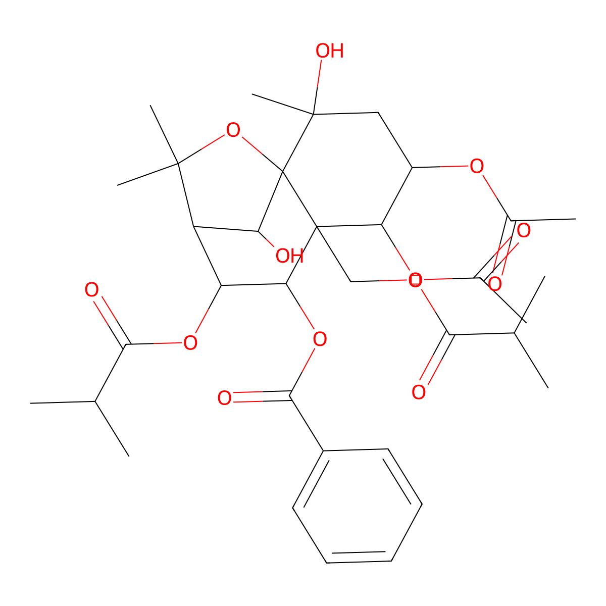 Celangulin V molecular structure, CAS 139979-81-0